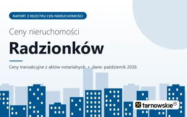 Ceny mieszkań w mieście Radzionków — październik 2026