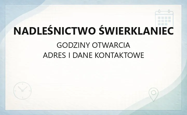 Nadleśnictwo Świerklaniec - kontakt, drewno, edukacja leśna i zasady w lesie