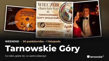 Weekend w Tarnowskich Górach: co robić 30 października – 1 listopada? – okładka przeglądu weekendowego