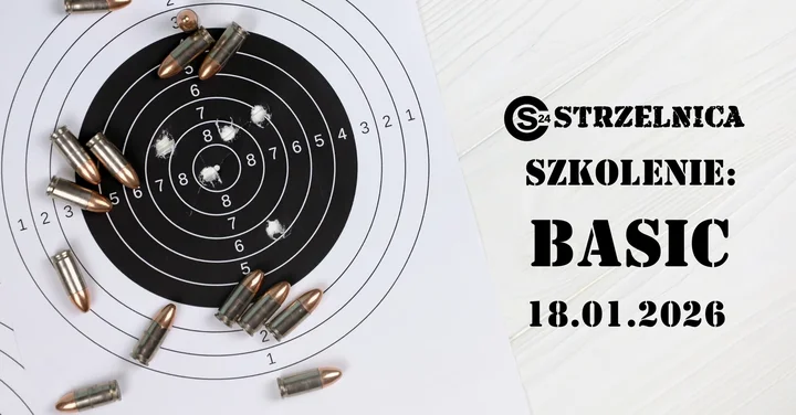 Grafika promocyjna wydarzenia BASIC - Poziom 1: Wprowadzenie do strzelectwa bojowego