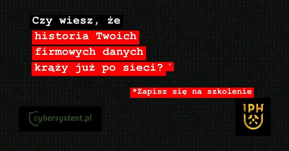 Grafika promocyjna wydarzenia Cyberbezpieczeństwo od podstaw – chroń swoje dane! Szkolenie w Tarnowskich Górach