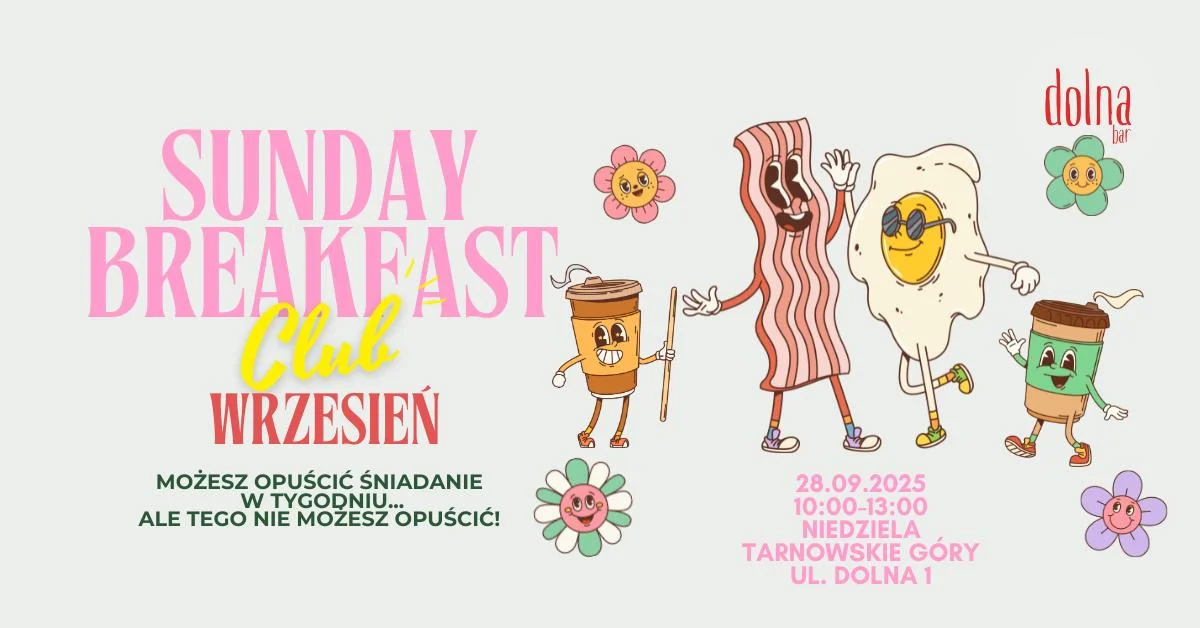 Grafika promocyjna wydarzenia Niedzielne śniadanie w Tarnowskich Górach – spotkanie kulinarne w lipcu