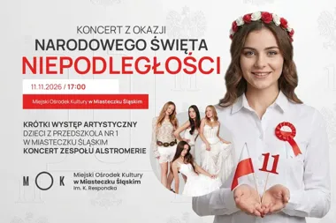 Grafika promocyjna wydarzenia Koncert z okazji Narodowego Święta Niepodległości