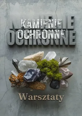 Grafika promocyjna wydarzenia Warsztaty o kamieniach ochronnych w Ciachu Miśtrz w Tarnowskich Górach