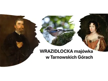 Grafika promocyjna wydarzenia WRAZIDLOCKA majówka w Tarnowskich Górach. Trzy rajzy, trzy różne historie