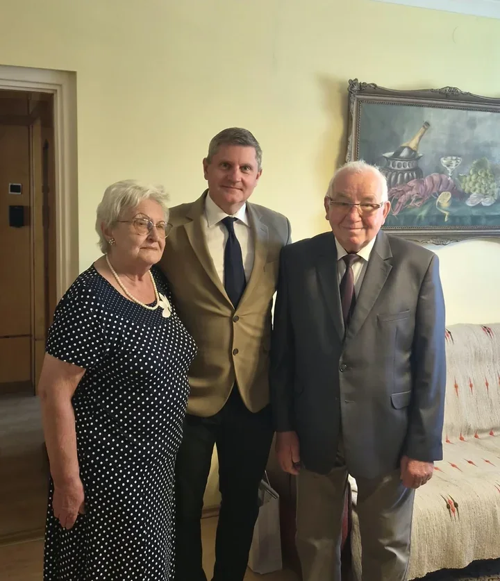 Sześć dekad razem. Państwo Penkaty z Miasteczka Śląskiego świętują diamentowe gody
