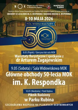 Pół wieku MOK-u i cały sezon wydarzeń w Miasteczku Śląskim