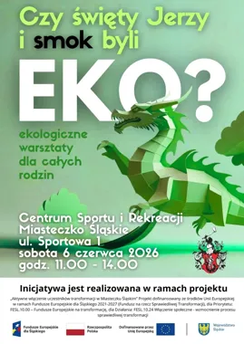 Smok z zakrętek i płyt CD. Rodzinne warsztaty eko-twórcze w Miasteczku Śląskim