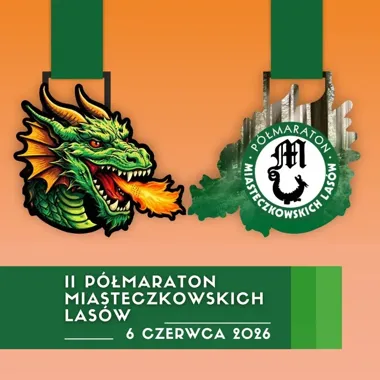 Leśny półmaraton wraca do Miasteczka Śląskiego. Na mecie czeka smok