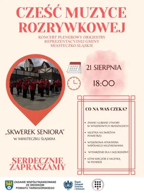 Muzyka na żywo pod gołym niebem. Orkiestra zagra na Skwerku Seniora