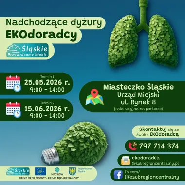 Ekodoradca wraca do urzędu. Bezpłatne konsultacje pomogą zdobyć dotacje
