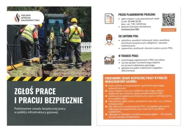 Prace przy gazociągu trzeba zgłosić. Jest numer dla wykonawców