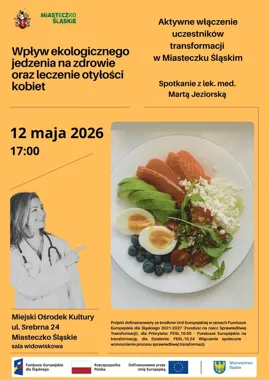 Rozmowa o zdrowiu i otyłości. W Miasteczku Śląskim będzie spotkanie z lekarką