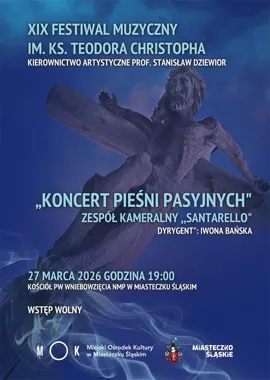 Pieśni pasyjne zabrzmią w kościele. Santarello zagra bez biletu