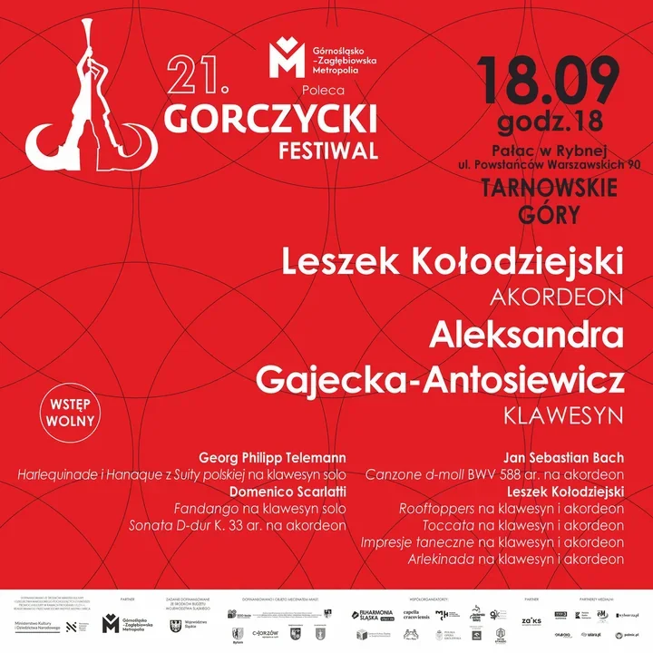 Barok i akordeon w Pałacu w Rybnej. Będzie prawykonanie