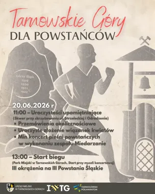 Powstańcze obchody w Tarnowskich Górach połączą mowę i sport