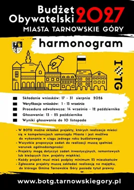 Budżet obywatelski w Tarnowskich Górach. Czas na nowe projekty