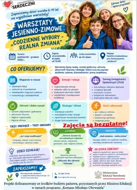 Bezpłatne warsztaty dla dzieci w Tarnowskich Górach. Nauka, ruch i ekologiczne wyzwania