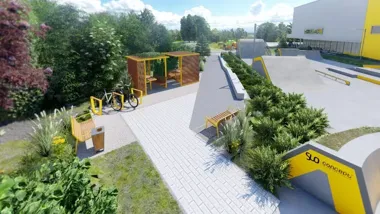 Nowy skatepark – betonowy bowl i dwupoziomowa przestrzeń po konsultacjach