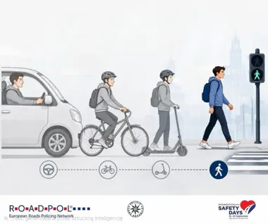 ROADPOL Safety Days 2026 - Policja przypomina o odpowiedzialności na drodze