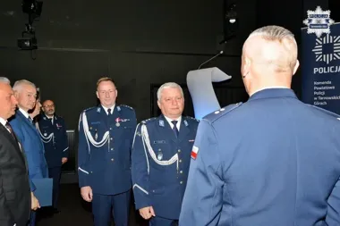 Awanse, odznaki i nagrody w Tarnowskich Górach - policjanci świętowali