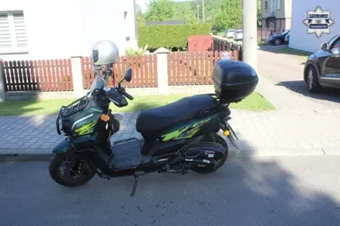 Nie było zderzenia, a motocyklista z Orzecha trafił do szpitala