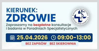 Bezpłatna sobota zdrowia w Tarnowskich Górach. Sprawdzą serce i kości