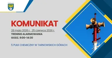 Syreny w Tarnowskich Górach odezwą się dwa razy. To tylko trening
