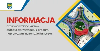 Rondo Ranoszka pod naprawę. Autobusy w Tarnowskich Górach pojadą objazdami